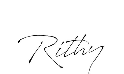 Make a beautiful signature design for name Rithy. With this signature (Antro_Vectra) style, you can create a handwritten signature for free. Rithy signature style 6 images and pictures png
