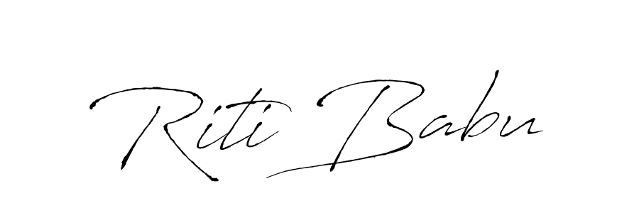 It looks lik you need a new signature style for name Riti Babu. Design unique handwritten (Antro_Vectra) signature with our free signature maker in just a few clicks. Riti Babu signature style 6 images and pictures png