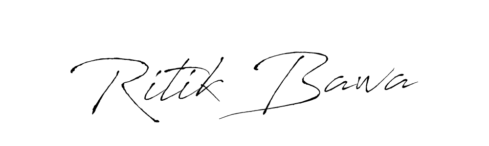 Use a signature maker to create a handwritten signature online. With this signature software, you can design (Antro_Vectra) your own signature for name Ritik Bawa. Ritik Bawa signature style 6 images and pictures png