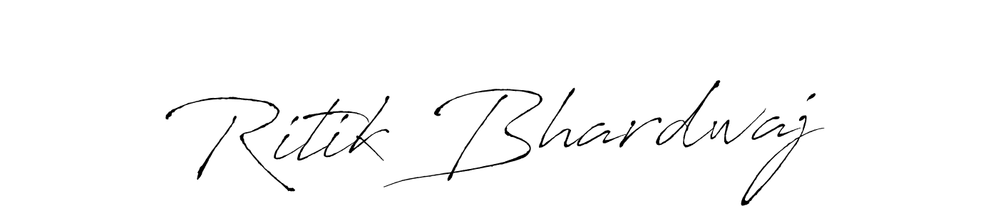 It looks lik you need a new signature style for name Ritik Bhardwaj. Design unique handwritten (Antro_Vectra) signature with our free signature maker in just a few clicks. Ritik Bhardwaj signature style 6 images and pictures png