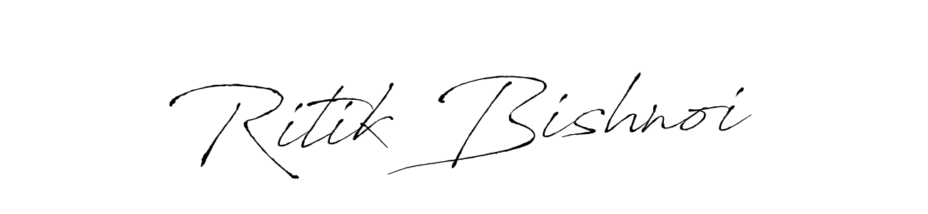 Ritik Bishnoi stylish signature style. Best Handwritten Sign (Antro_Vectra) for my name. Handwritten Signature Collection Ideas for my name Ritik Bishnoi. Ritik Bishnoi signature style 6 images and pictures png