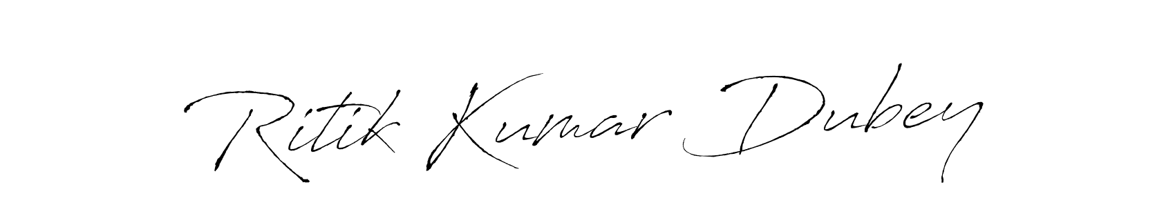 It looks lik you need a new signature style for name Ritik Kumar Dubey. Design unique handwritten (Antro_Vectra) signature with our free signature maker in just a few clicks. Ritik Kumar Dubey signature style 6 images and pictures png