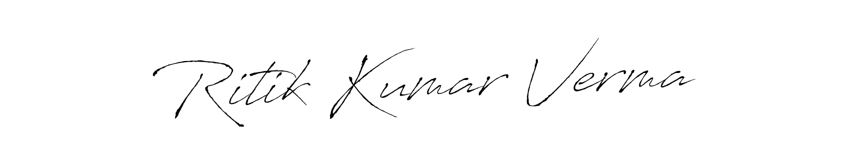 Make a beautiful signature design for name Ritik Kumar Verma. Use this online signature maker to create a handwritten signature for free. Ritik Kumar Verma signature style 6 images and pictures png