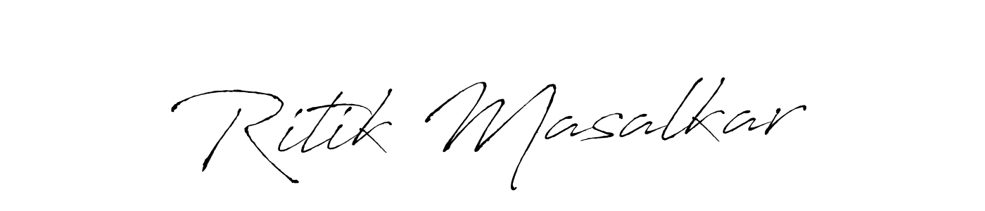 You can use this online signature creator to create a handwritten signature for the name Ritik Masalkar. This is the best online autograph maker. Ritik Masalkar signature style 6 images and pictures png