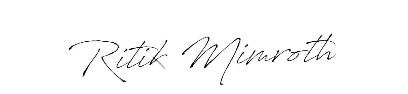 See photos of Ritik Mimroth official signature by Spectra . Check more albums & portfolios. Read reviews & check more about Antro_Vectra font. Ritik Mimroth signature style 6 images and pictures png