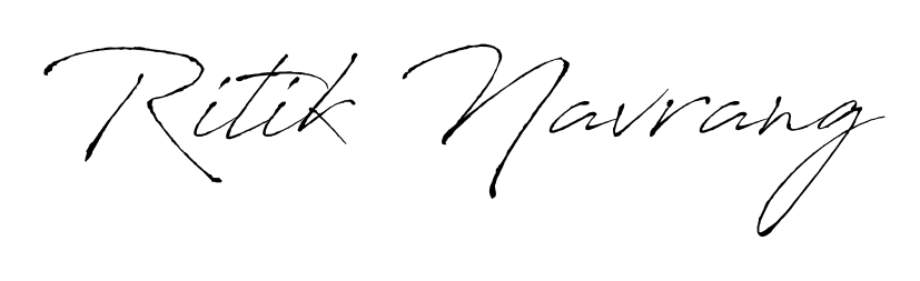 See photos of Ritik Navrang official signature. Check more albums & portfolios. Read reviews & check more about Antro_Vectra font. Ritik Navrang signature style 6 images and pictures png