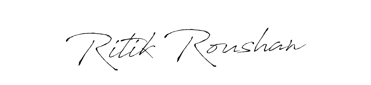You can use this online signature creator to create a handwritten signature for the name Ritik Roushan. This is the best online autograph maker. Ritik Roushan signature style 6 images and pictures png