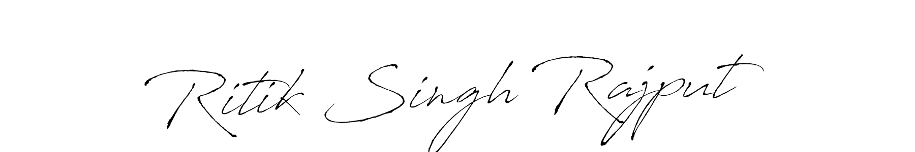 Use a signature maker to create a handwritten signature online. With this signature software, you can design (Antro_Vectra) your own signature for name Ritik Singh Rajput. Ritik Singh Rajput signature style 6 images and pictures png