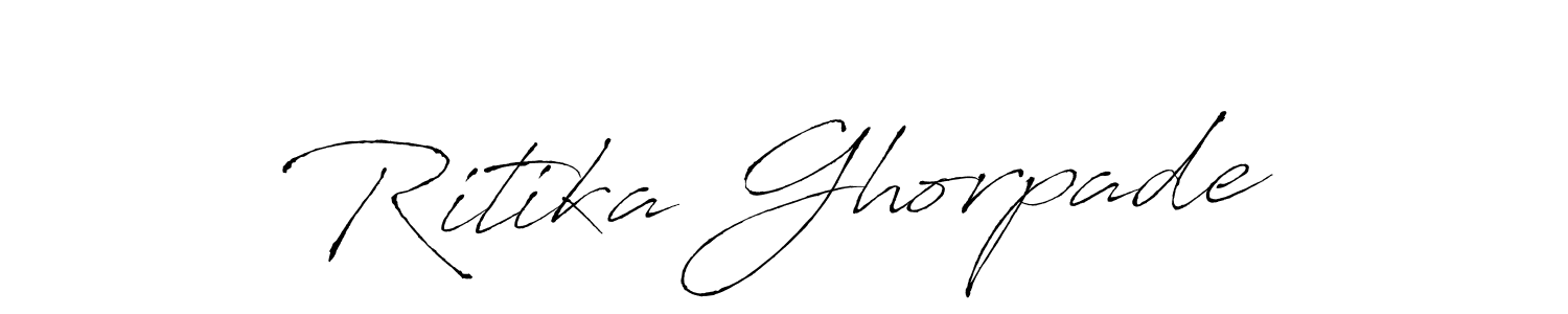 if you are searching for the best signature style for your name Ritika Ghorpade. so please give up your signature search. here we have designed multiple signature styles  using Antro_Vectra. Ritika Ghorpade signature style 6 images and pictures png