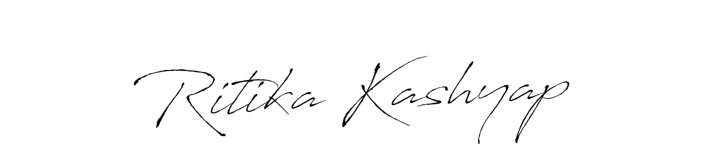 Also we have Ritika Kashyap name is the best signature style. Create professional handwritten signature collection using Antro_Vectra autograph style. Ritika Kashyap signature style 6 images and pictures png