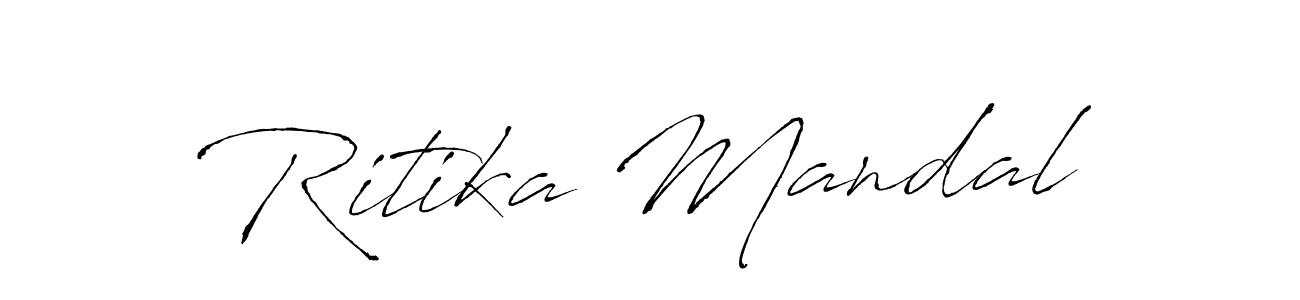 Ritika Mandal stylish signature style. Best Handwritten Sign (Antro_Vectra) for my name. Handwritten Signature Collection Ideas for my name Ritika Mandal. Ritika Mandal signature style 6 images and pictures png