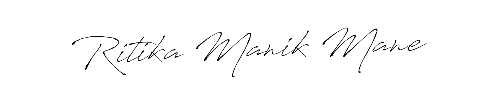 Use a signature maker to create a handwritten signature online. With this signature software, you can design (Antro_Vectra) your own signature for name Ritika Manik Mane. Ritika Manik Mane signature style 6 images and pictures png