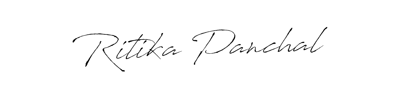 The best way (Antro_Vectra) to make a short signature is to pick only two or three words in your name. The name Ritika Panchal include a total of six letters. For converting this name. Ritika Panchal signature style 6 images and pictures png