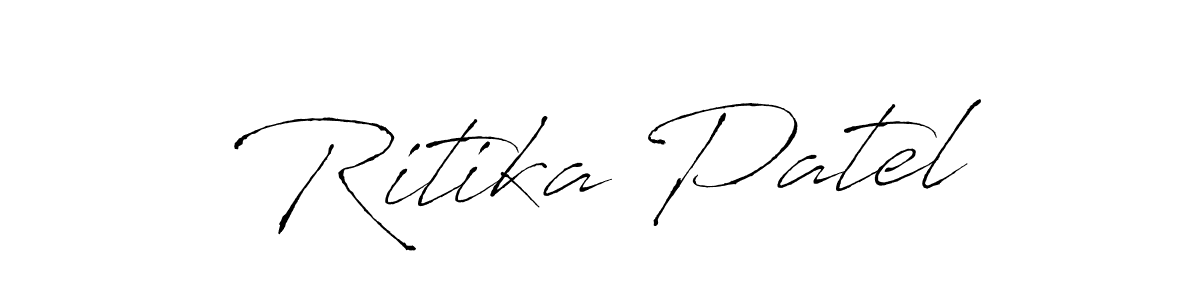 Create a beautiful signature design for name Ritika Patel. With this signature (Antro_Vectra) fonts, you can make a handwritten signature for free. Ritika Patel signature style 6 images and pictures png