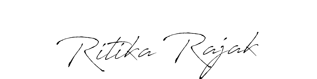 if you are searching for the best signature style for your name Ritika Rajak. so please give up your signature search. here we have designed multiple signature styles  using Antro_Vectra. Ritika Rajak signature style 6 images and pictures png