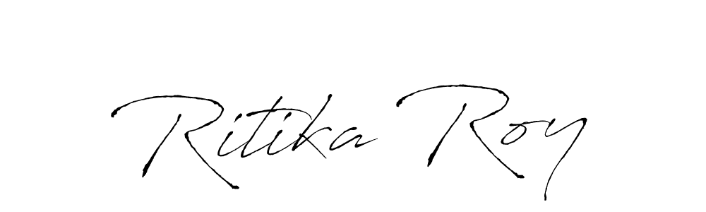 Design your own signature with our free online signature maker. With this signature software, you can create a handwritten (Antro_Vectra) signature for name Ritika Roy. Ritika Roy signature style 6 images and pictures png