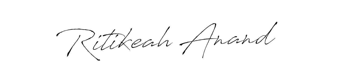 if you are searching for the best signature style for your name Ritikeah Anand. so please give up your signature search. here we have designed multiple signature styles  using Antro_Vectra. Ritikeah Anand signature style 6 images and pictures png