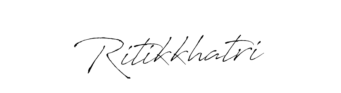 It looks lik you need a new signature style for name Ritikkhatri. Design unique handwritten (Antro_Vectra) signature with our free signature maker in just a few clicks. Ritikkhatri signature style 6 images and pictures png