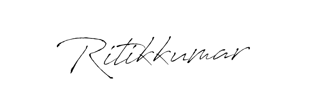 Antro_Vectra is a professional signature style that is perfect for those who want to add a touch of class to their signature. It is also a great choice for those who want to make their signature more unique. Get Ritikkumar name to fancy signature for free. Ritikkumar signature style 6 images and pictures png