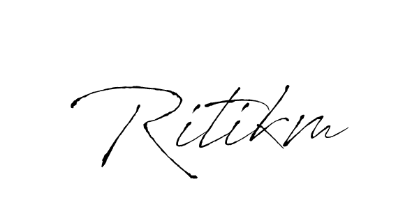 Make a beautiful signature design for name Ritikm. Use this online signature maker to create a handwritten signature for free. Ritikm signature style 6 images and pictures png