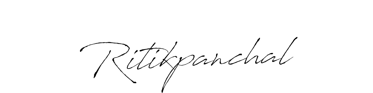The best way (Antro_Vectra) to make a short signature is to pick only two or three words in your name. The name Ritikpanchal include a total of six letters. For converting this name. Ritikpanchal signature style 6 images and pictures png