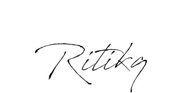 Also we have Ritikq name is the best signature style. Create professional handwritten signature collection using Antro_Vectra autograph style. Ritikq signature style 6 images and pictures png