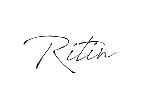 Ritin stylish signature style. Best Handwritten Sign (Antro_Vectra) for my name. Handwritten Signature Collection Ideas for my name Ritin. Ritin signature style 6 images and pictures png