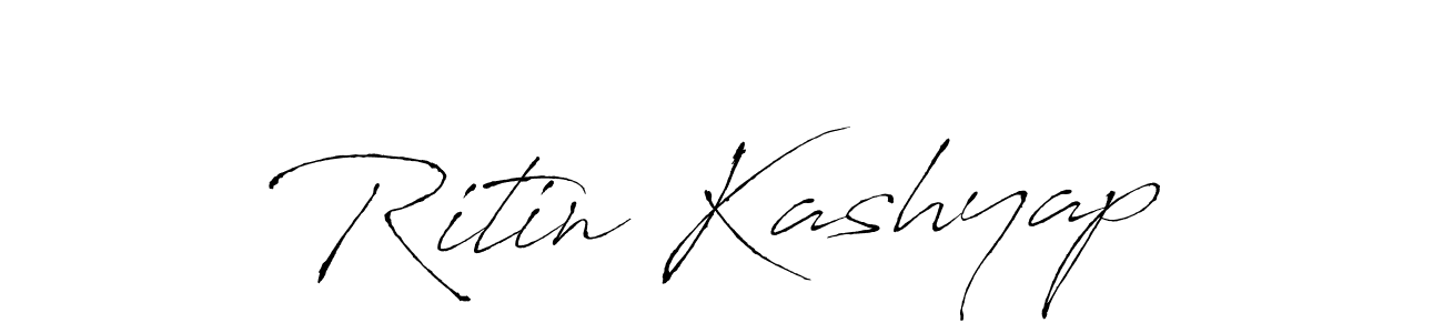 How to make Ritin Kashyap signature? Antro_Vectra is a professional autograph style. Create handwritten signature for Ritin Kashyap name. Ritin Kashyap signature style 6 images and pictures png