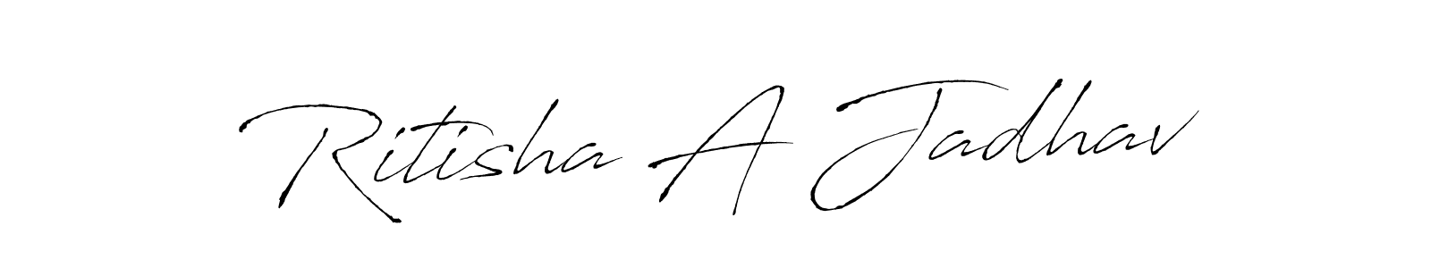 Here are the top 10 professional signature styles for the name Ritisha A Jadhav. These are the best autograph styles you can use for your name. Ritisha A Jadhav signature style 6 images and pictures png