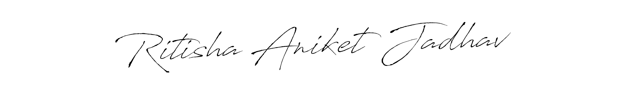See photos of Ritisha Aniket Jadhav official signature by Spectra . Check more albums & portfolios. Read reviews & check more about Antro_Vectra font. Ritisha Aniket Jadhav signature style 6 images and pictures png