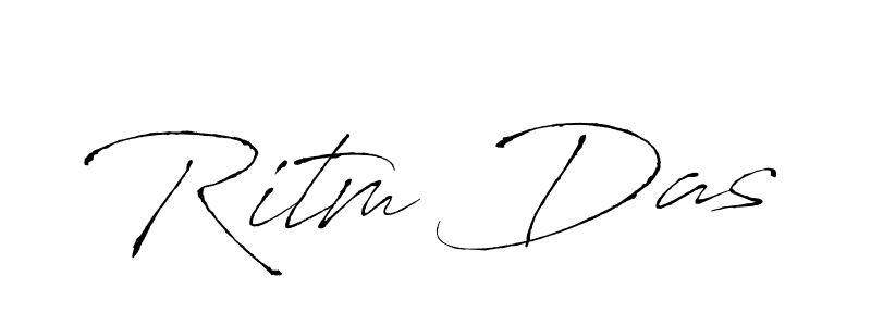 How to make Ritm Das signature? Antro_Vectra is a professional autograph style. Create handwritten signature for Ritm Das name. Ritm Das signature style 6 images and pictures png