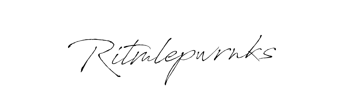 Make a beautiful signature design for name Ritmlepwrnks. With this signature (Antro_Vectra) style, you can create a handwritten signature for free. Ritmlepwrnks signature style 6 images and pictures png