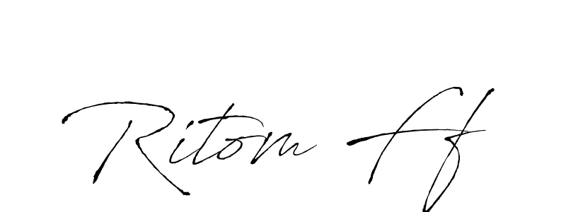 It looks lik you need a new signature style for name Ritom Ff. Design unique handwritten (Antro_Vectra) signature with our free signature maker in just a few clicks. Ritom Ff signature style 6 images and pictures png