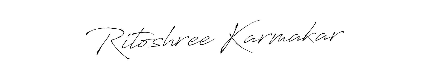 Use a signature maker to create a handwritten signature online. With this signature software, you can design (Antro_Vectra) your own signature for name Ritoshree Karmakar. Ritoshree Karmakar signature style 6 images and pictures png