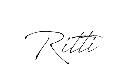 You should practise on your own different ways (Antro_Vectra) to write your name (Ritti) in signature. don't let someone else do it for you. Ritti signature style 6 images and pictures png