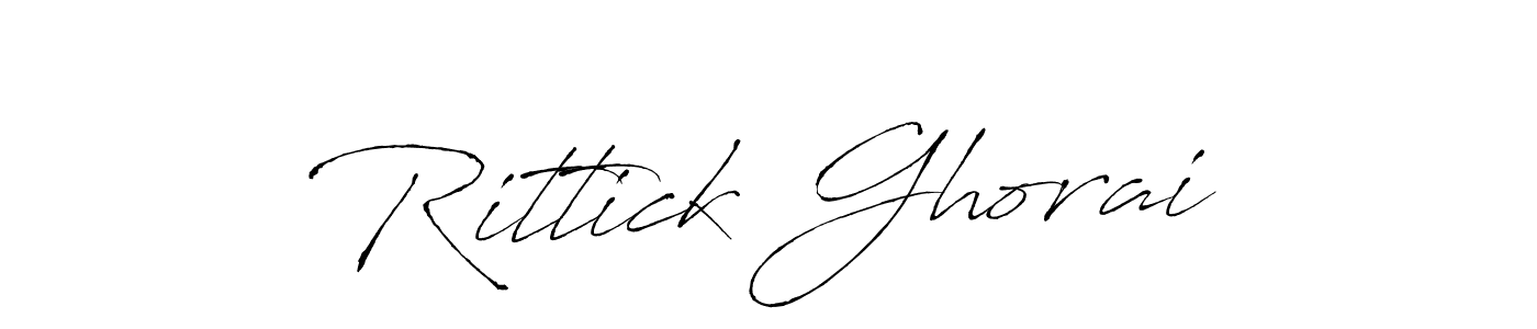 How to make Rittick Ghorai signature? Antro_Vectra is a professional autograph style. Create handwritten signature for Rittick Ghorai name. Rittick Ghorai signature style 6 images and pictures png