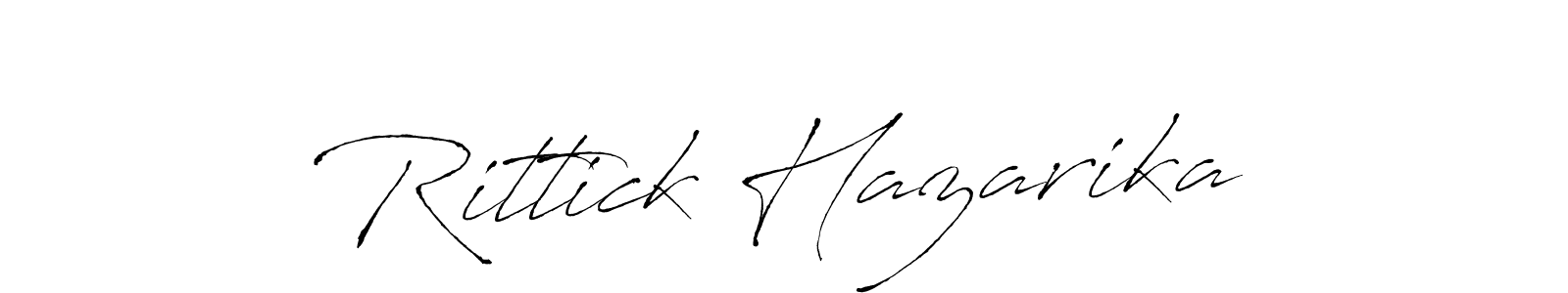 The best way (Antro_Vectra) to make a short signature is to pick only two or three words in your name. The name Rittick Hazarika include a total of six letters. For converting this name. Rittick Hazarika signature style 6 images and pictures png