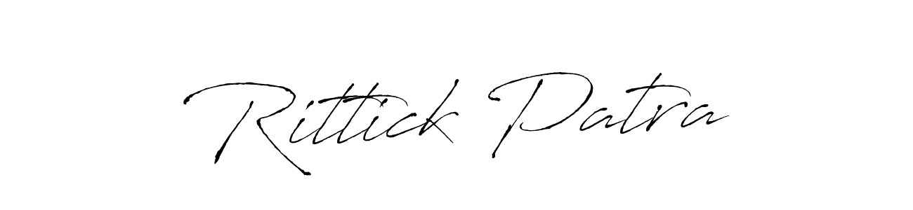 Also we have Rittick Patra name is the best signature style. Create professional handwritten signature collection using Antro_Vectra autograph style. Rittick Patra signature style 6 images and pictures png