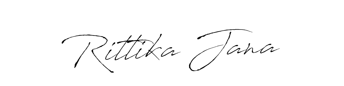 How to make Rittika Jana signature? Antro_Vectra is a professional autograph style. Create handwritten signature for Rittika Jana name. Rittika Jana signature style 6 images and pictures png