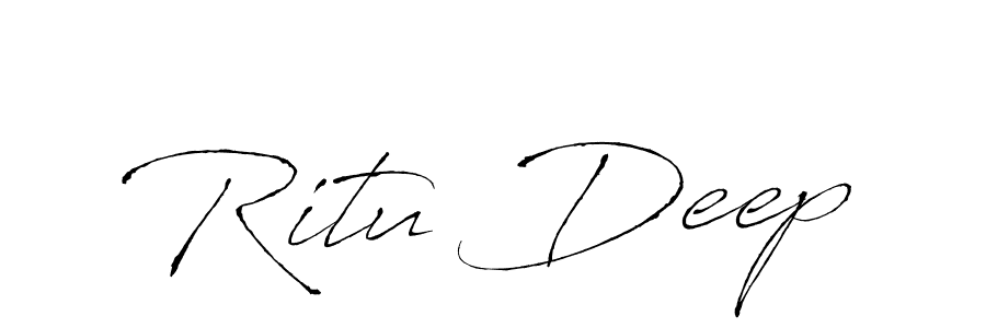 You should practise on your own different ways (Antro_Vectra) to write your name (Ritu Deep) in signature. don't let someone else do it for you. Ritu Deep signature style 6 images and pictures png