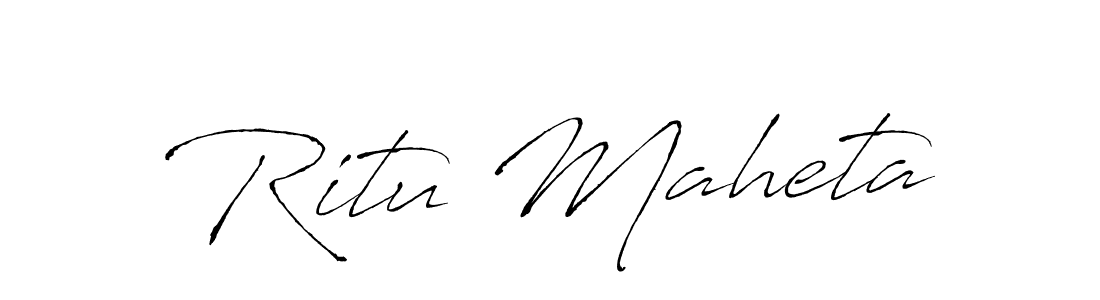 Use a signature maker to create a handwritten signature online. With this signature software, you can design (Antro_Vectra) your own signature for name Ritu Maheta. Ritu Maheta signature style 6 images and pictures png