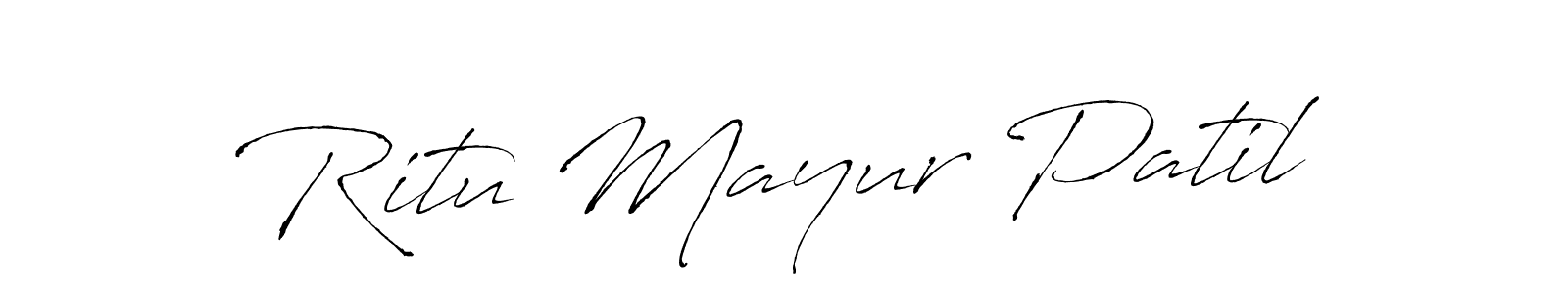 Make a beautiful signature design for name Ritu Mayur Patil. Use this online signature maker to create a handwritten signature for free. Ritu Mayur Patil signature style 6 images and pictures png