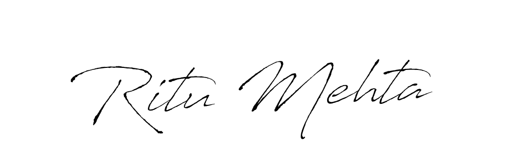 Also You can easily find your signature by using the search form. We will create Ritu Mehta name handwritten signature images for you free of cost using Antro_Vectra sign style. Ritu Mehta signature style 6 images and pictures png