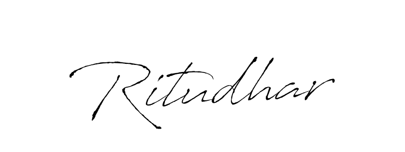 How to make Ritudhar signature? Antro_Vectra is a professional autograph style. Create handwritten signature for Ritudhar name. Ritudhar signature style 6 images and pictures png