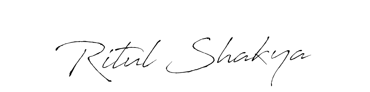 This is the best signature style for the Ritul Shakya name. Also you like these signature font (Antro_Vectra). Mix name signature. Ritul Shakya signature style 6 images and pictures png