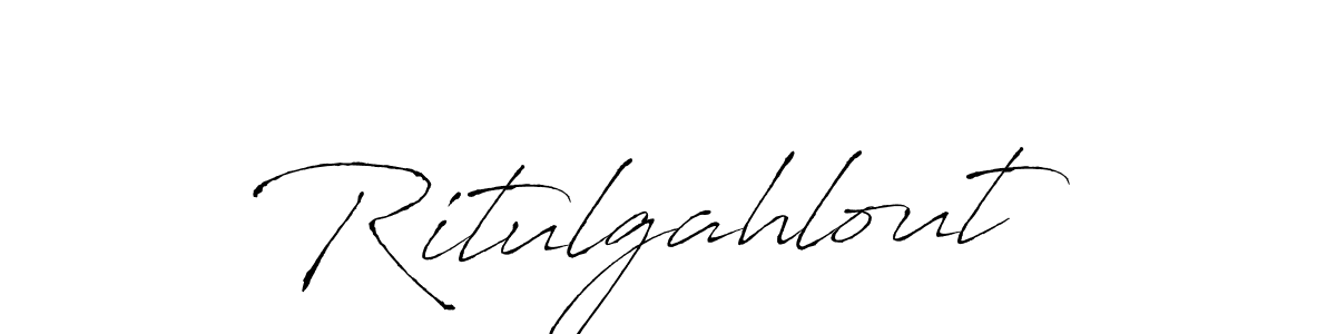 How to make Ritulgahlout signature? Antro_Vectra is a professional autograph style. Create handwritten signature for Ritulgahlout name. Ritulgahlout signature style 6 images and pictures png