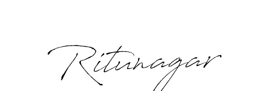 Ritunagar stylish signature style. Best Handwritten Sign (Antro_Vectra) for my name. Handwritten Signature Collection Ideas for my name Ritunagar. Ritunagar signature style 6 images and pictures png