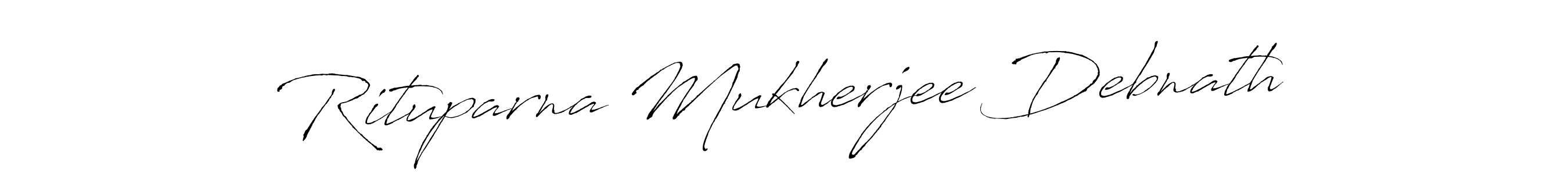 How to make Rituparna Mukherjee Debnath name signature. Use Antro_Vectra style for creating short signs online. This is the latest handwritten sign. Rituparna Mukherjee Debnath signature style 6 images and pictures png