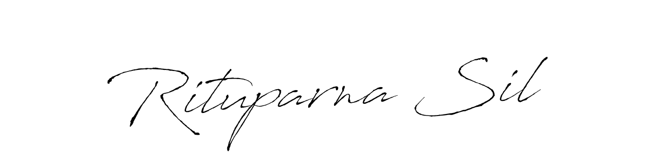 Make a beautiful signature design for name Rituparna Sil. With this signature (Antro_Vectra) style, you can create a handwritten signature for free. Rituparna Sil signature style 6 images and pictures png