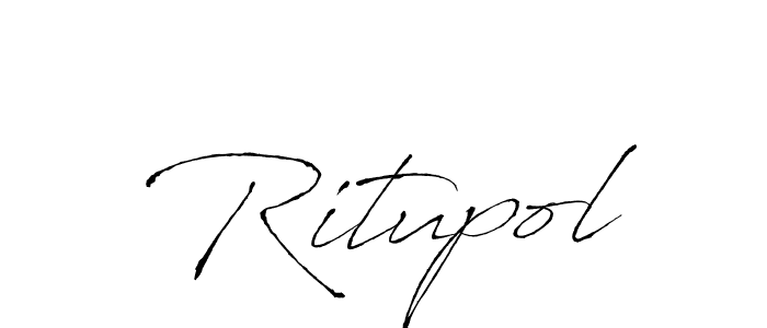 Similarly Antro_Vectra is the best handwritten signature design. Signature creator online .You can use it as an online autograph creator for name Ritupol. Ritupol signature style 6 images and pictures png